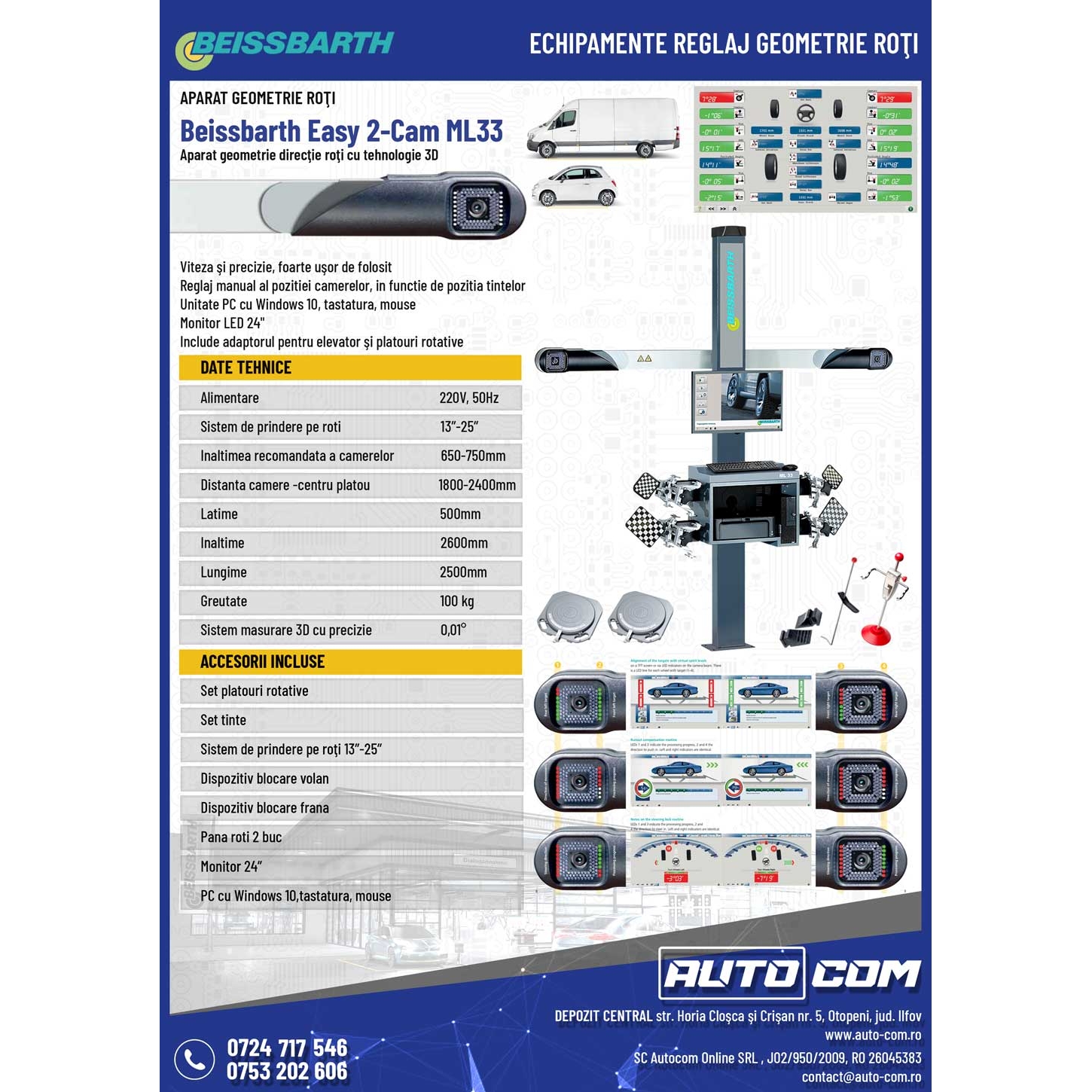 Beissbarth Easy 2-Cam ML33 cod OEM: 1 692 000 038 Beissbarth Easy 2-Cam ML33 cod OEM: 1 692 000 038