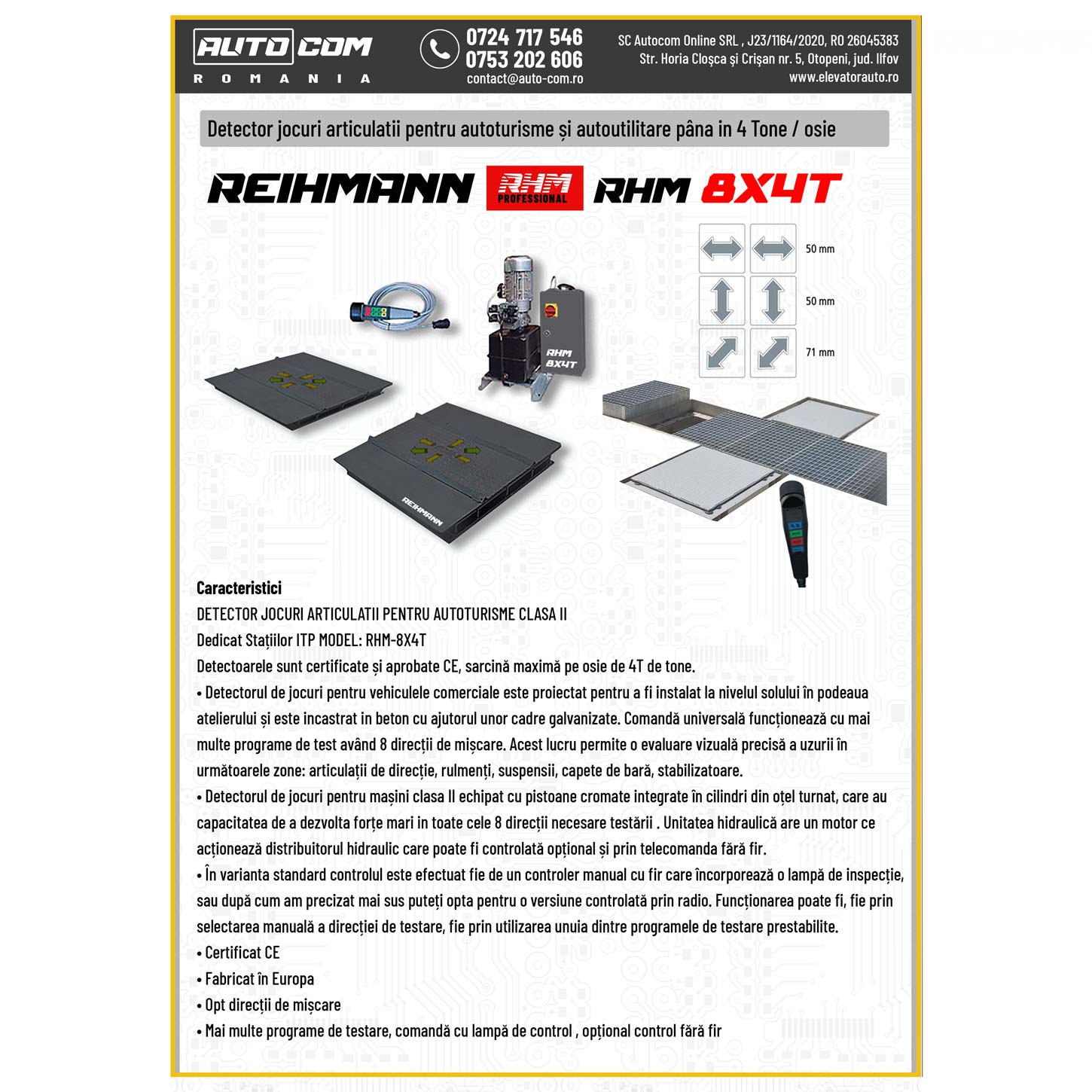 REIHMANN RHM 8X4T REIHMANN RHM 8X4T