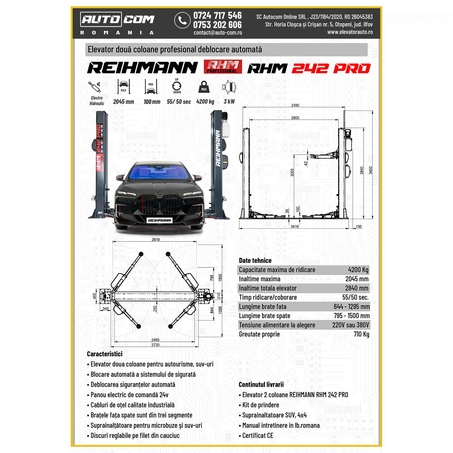 REIHMANN RHM 242 PRO REIHMANN RHM 242 PRO