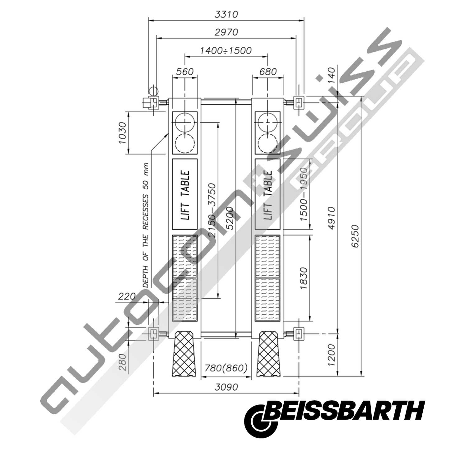 Beissbarth VLH 4850LA Beissbarth VLH 4850LA