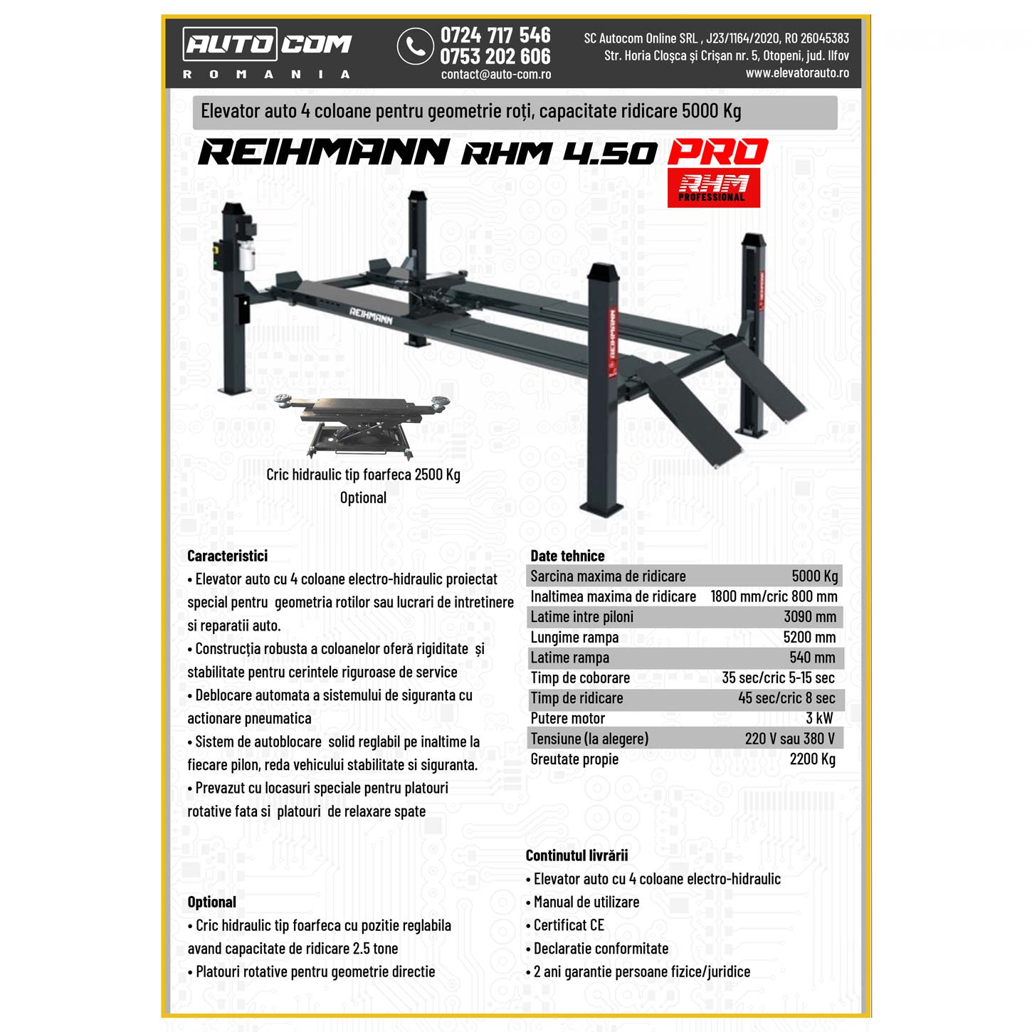 REIHMANN RHM 4.50 PRO REIHMANN RHM 4.50 PRO