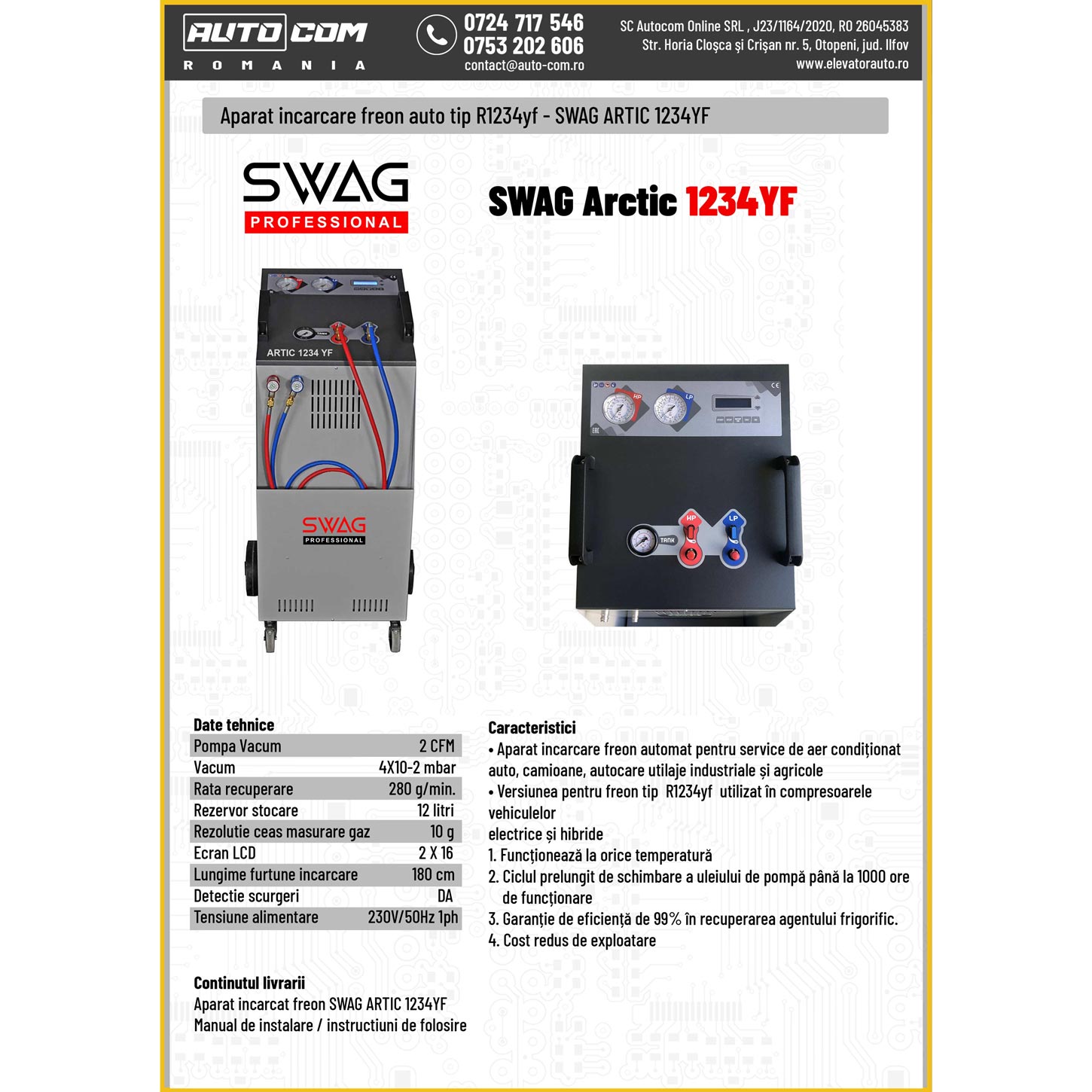 SWAG ARCTIC 1234YF SWAG ARCTIC 1234YF